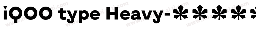 iQOO type Heavy字体转换